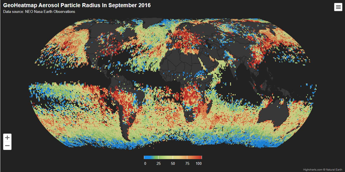 GeoHeatmap Example Chart